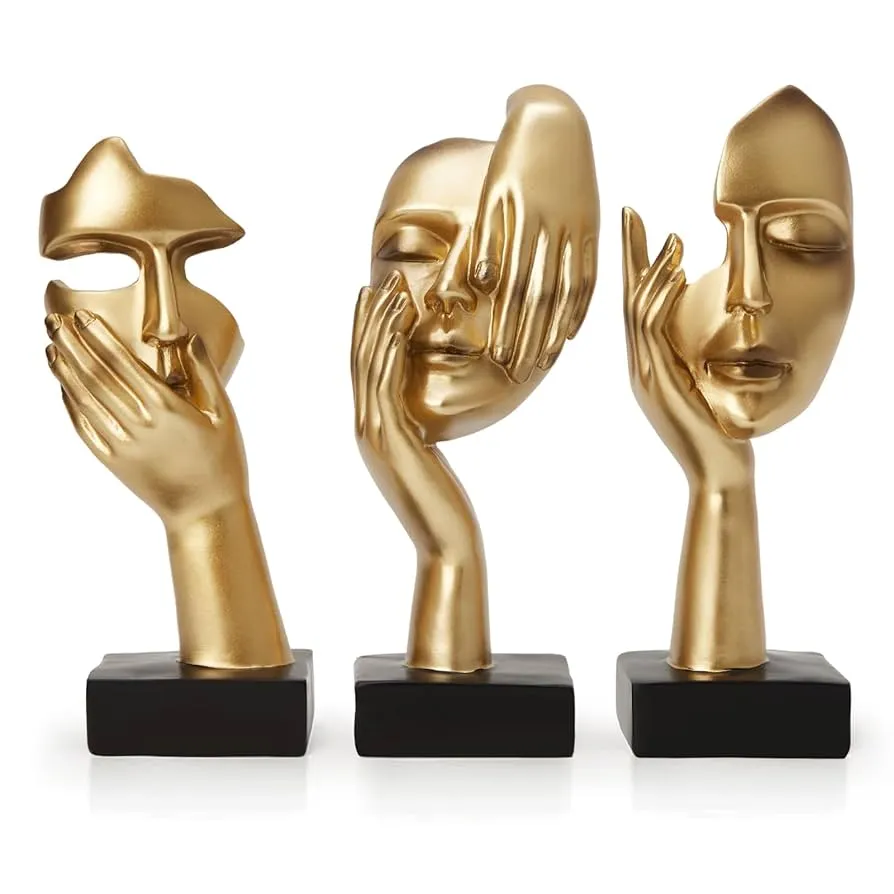 Gold Abstract Thinker