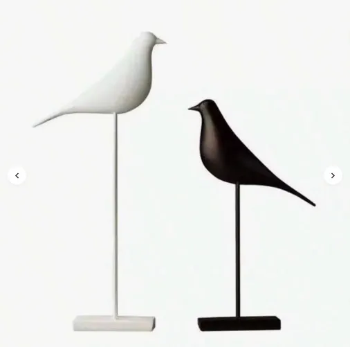 Resin Bird Statue Handicraft Decoration Coloring Artificial Nordic Birds Decoration Home Decor Office Desktop Sculpture