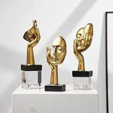 Gold Abstract Thinker