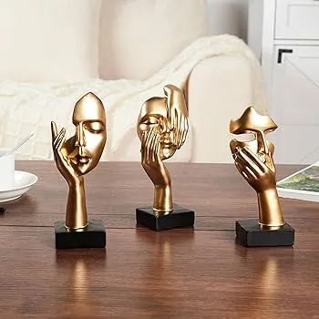 Gold Abstract Thinker