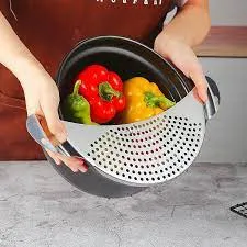 Household Rice Washer And Strainer Set,Kitchen Colander And Drain Basin
